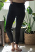 Black Solid Leggings