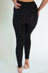 Black Animal Print Pocket Leggings