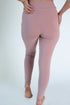 Dusty Rose Solid Pocket Leggings