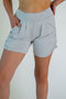Light Gray Harem Shorts