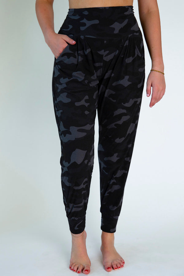 Dark Camo Harem Pants