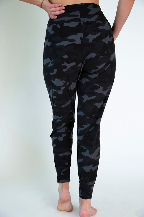 Dark Camo Harem Pants