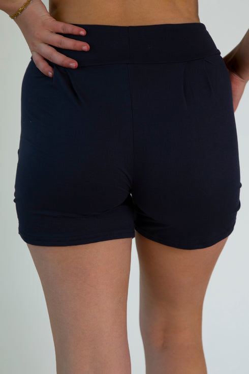 Navy Harem Shorts