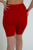 Red Biker Shorts
