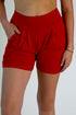Red Harem Shorts