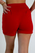 Red Harem Shorts